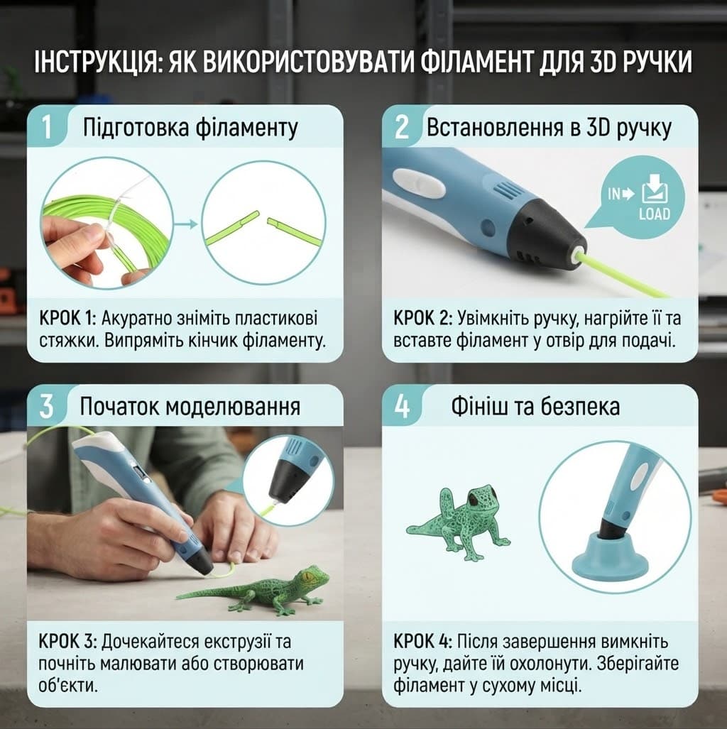Проволка 3д декору 10м зеленого кольору 2
