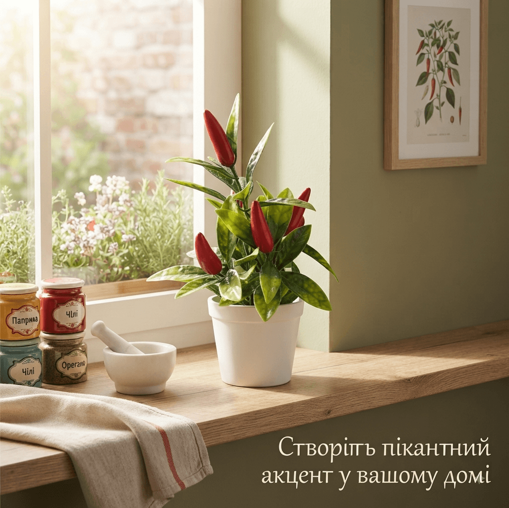 Рослина в горщику декор бубки 253-7 4