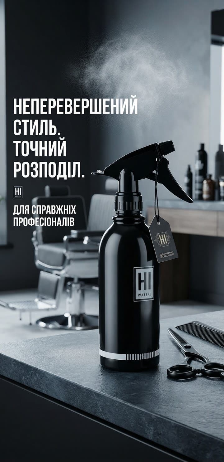 Розпилювач кольоровий пласт 2-4 чорний 4