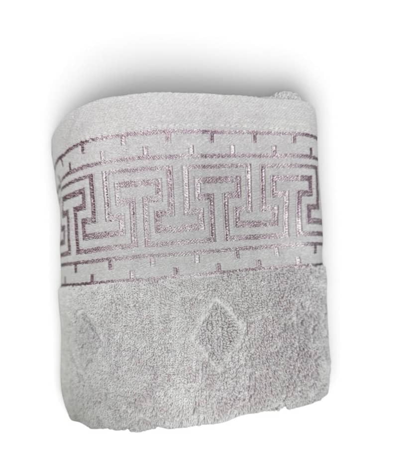 Light Purple Towel with Pattern