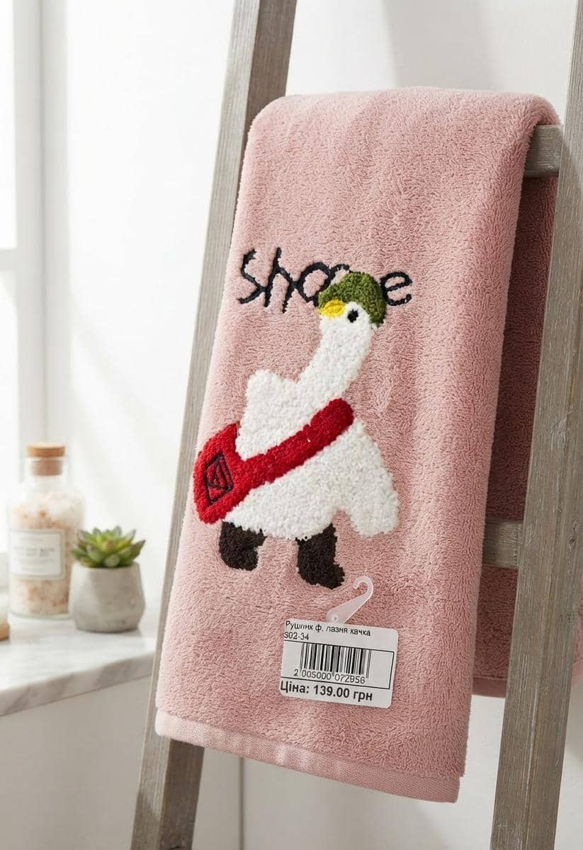 Pink Duck Towel 502-34 3