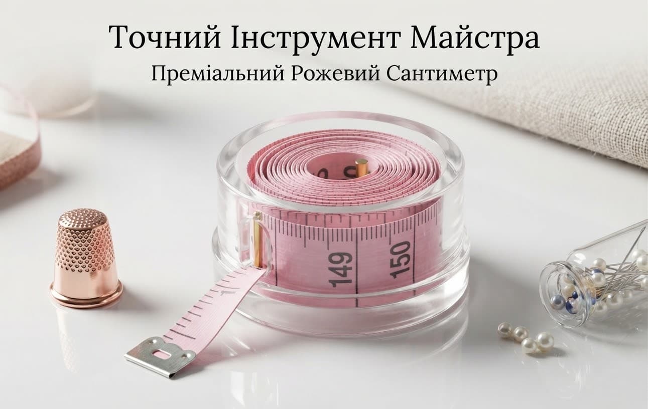 Сантиметр в коробці рожевого кольору 3