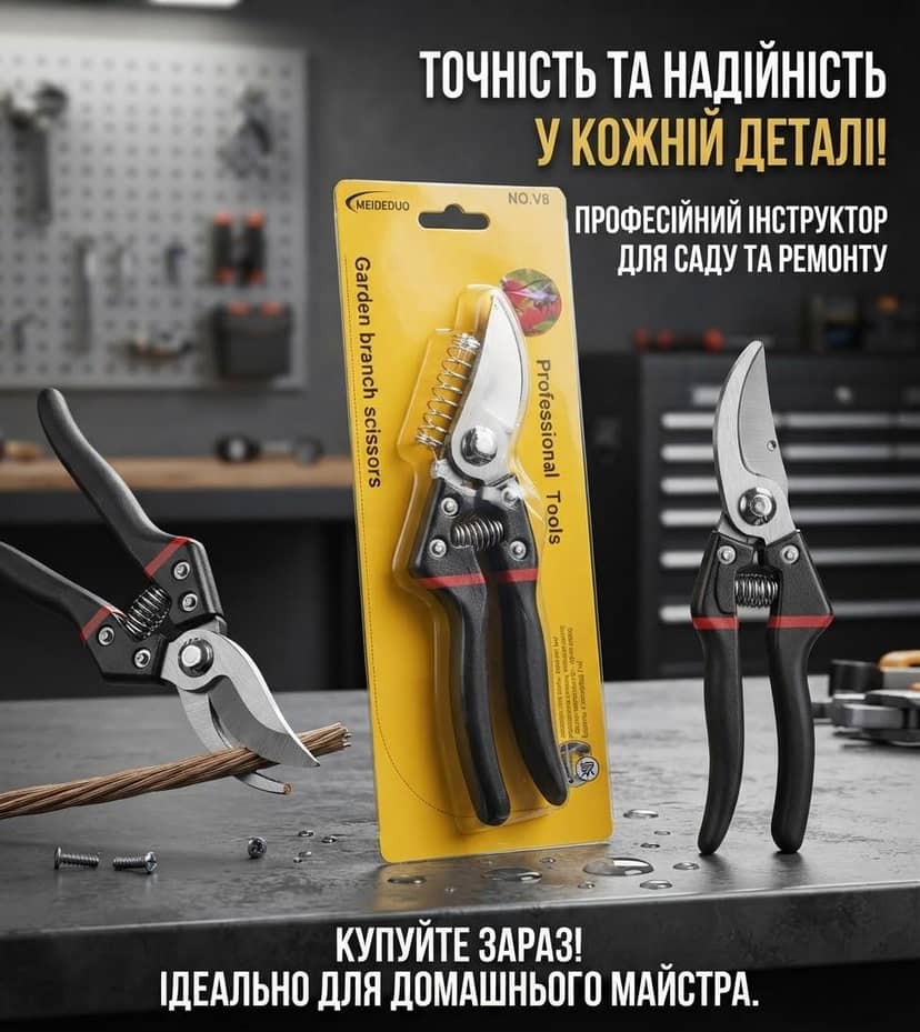 Секатор садів Meideduo V8 ергономічні ручки 3