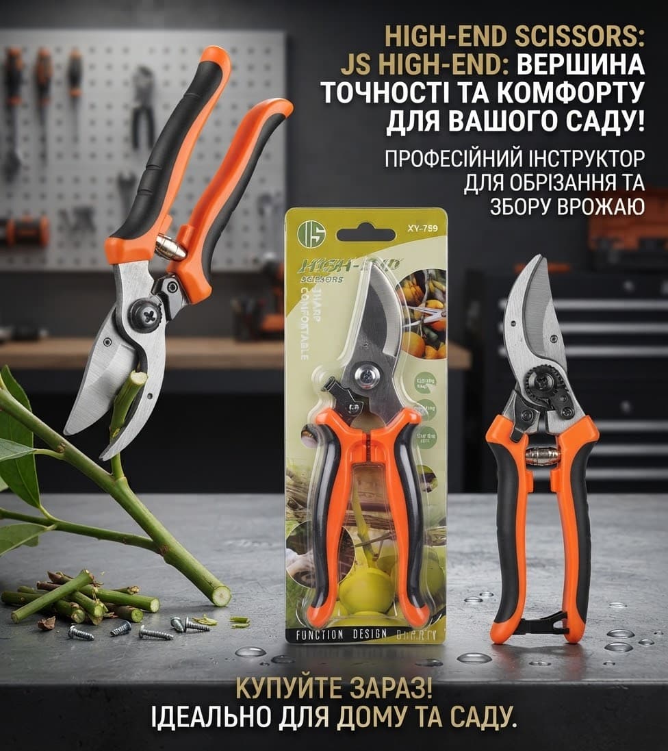 Секатор садов 18.8см 133г 2