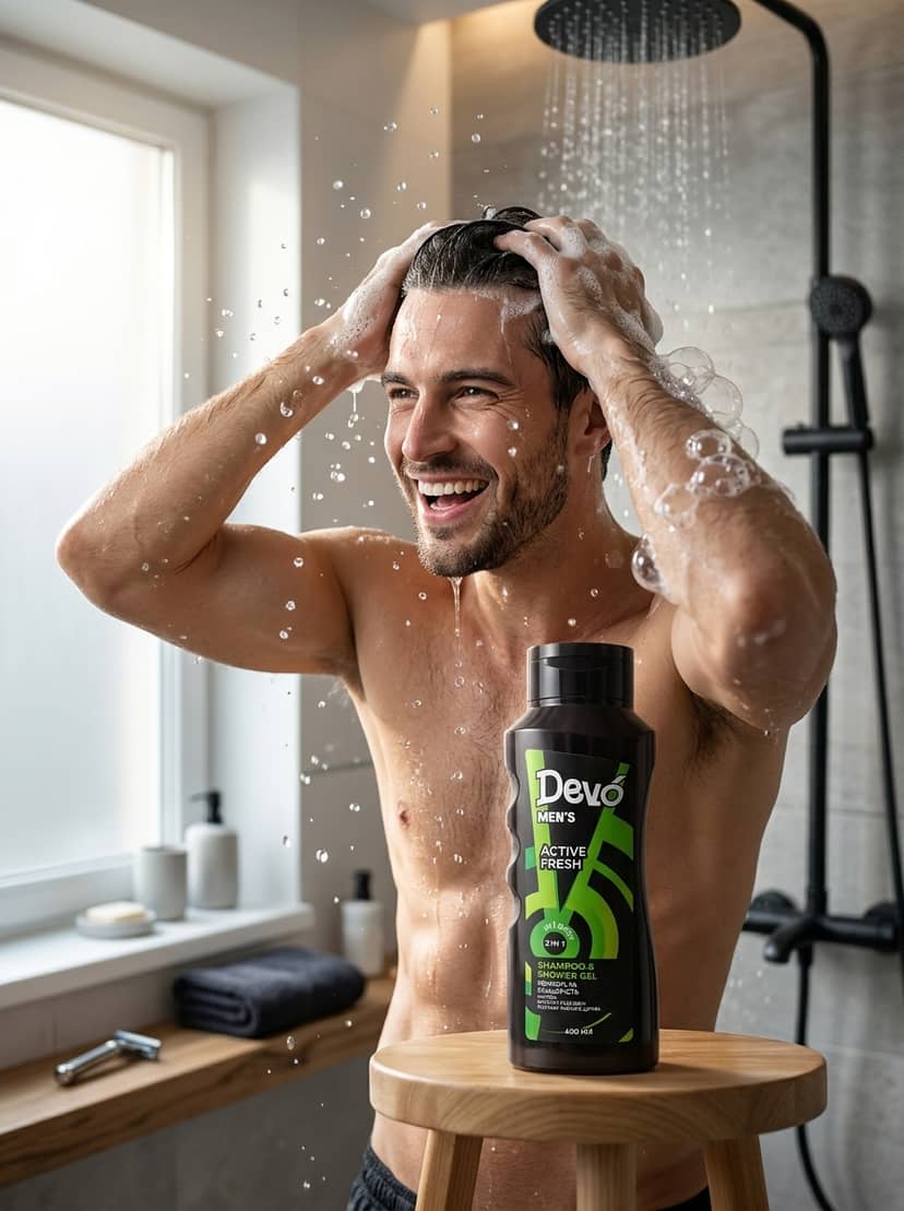 Шампунь-гель для душу Active fresh 3