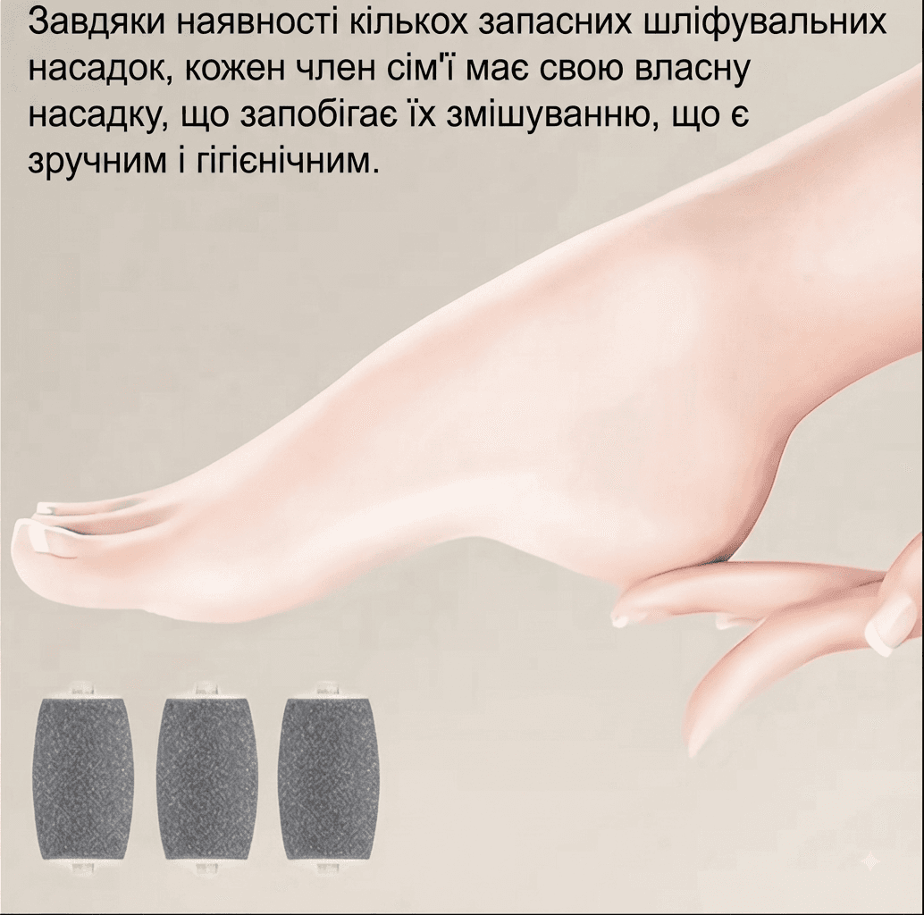 Шолер пʼятка білого кольору 6