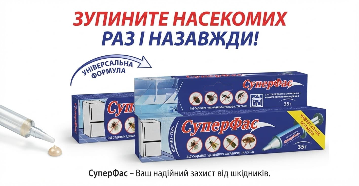 Шприц-гель «супер фас» 35г від прусаків 2