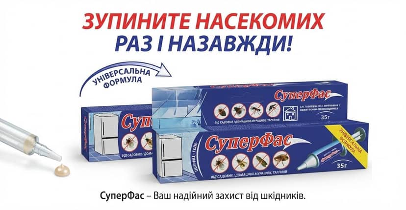 Шприц-гель «супер фас» 35г від прусаків 2