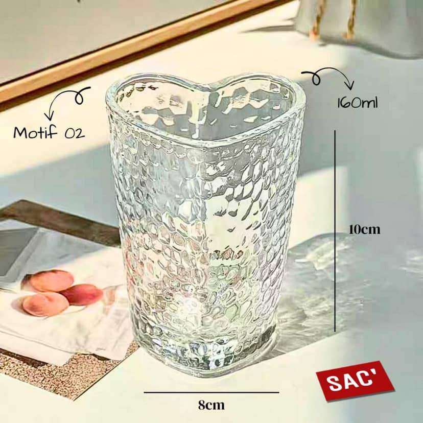 Стакан сердце лединка 10см 4