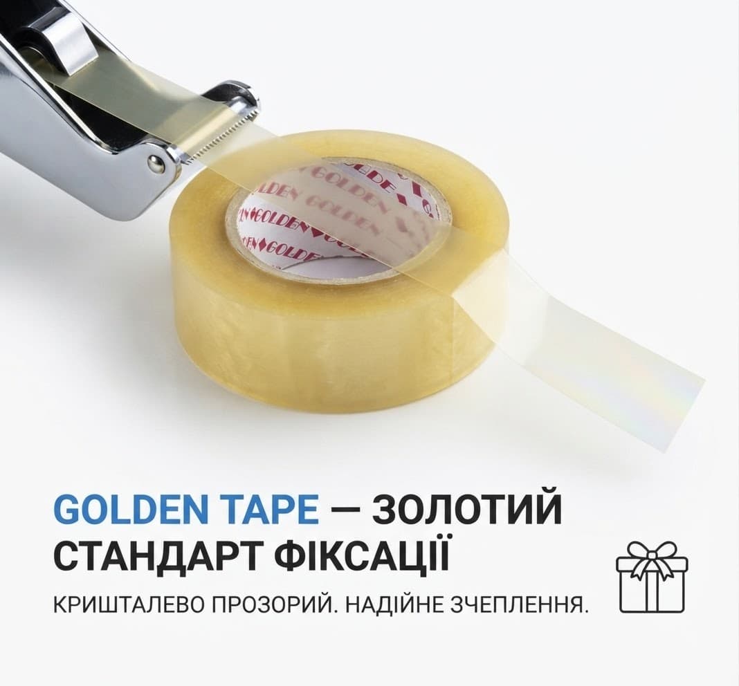 Скотч 1000м прозорий 2