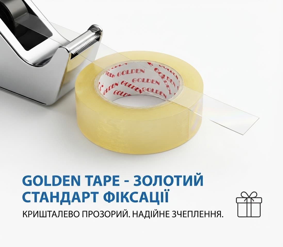 Скотч 500м шир 48мм прозорий 3
