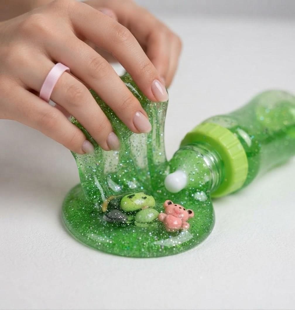 Kids' Kuromi Slime Bottle Neon Green 2