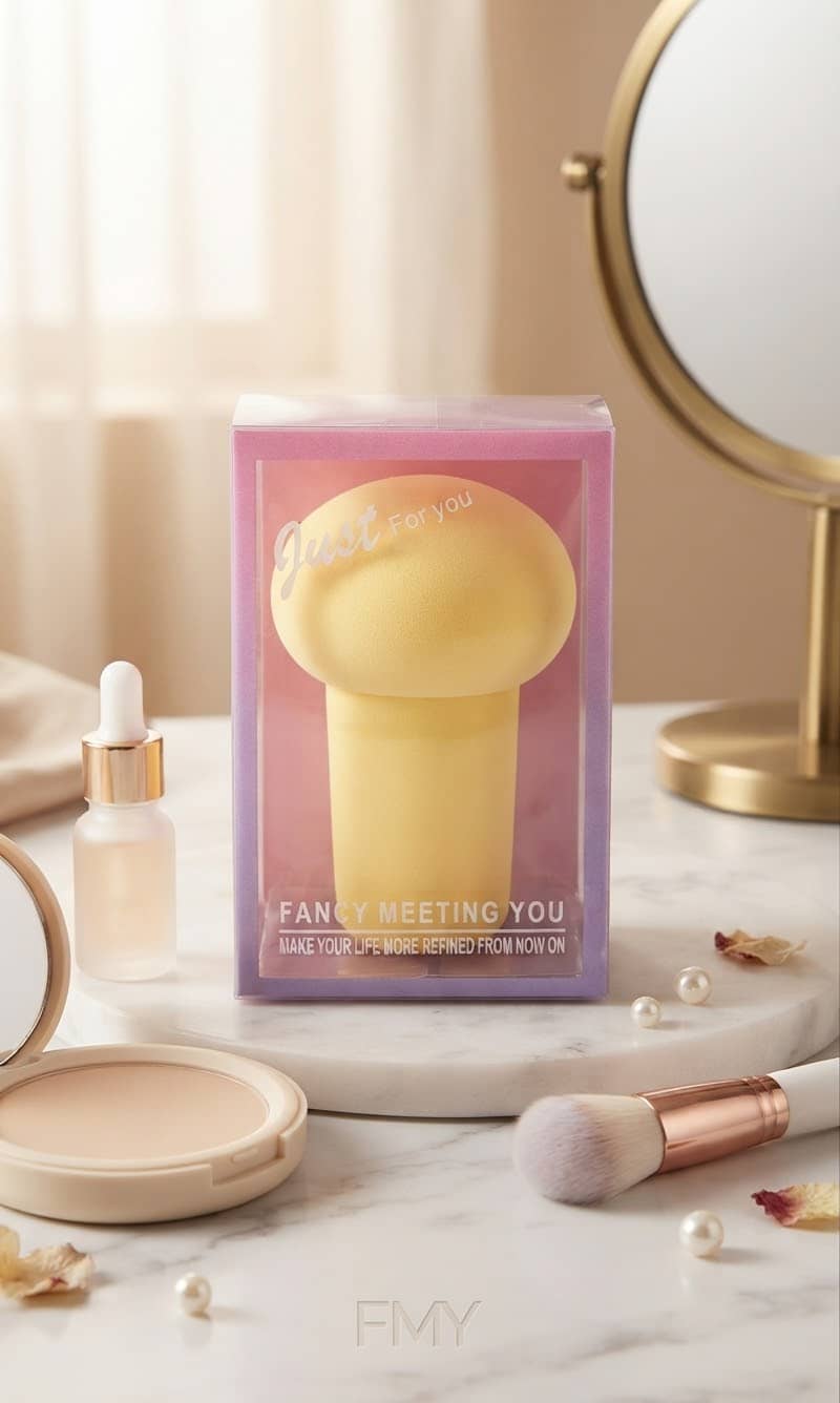Yellow Plastic Sponge with Handle in Plastic Box 10382 4