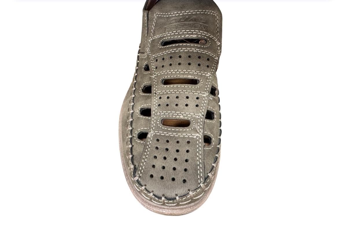 Men's Summer Shoes 5459-6 Dark Beige Size 42 2