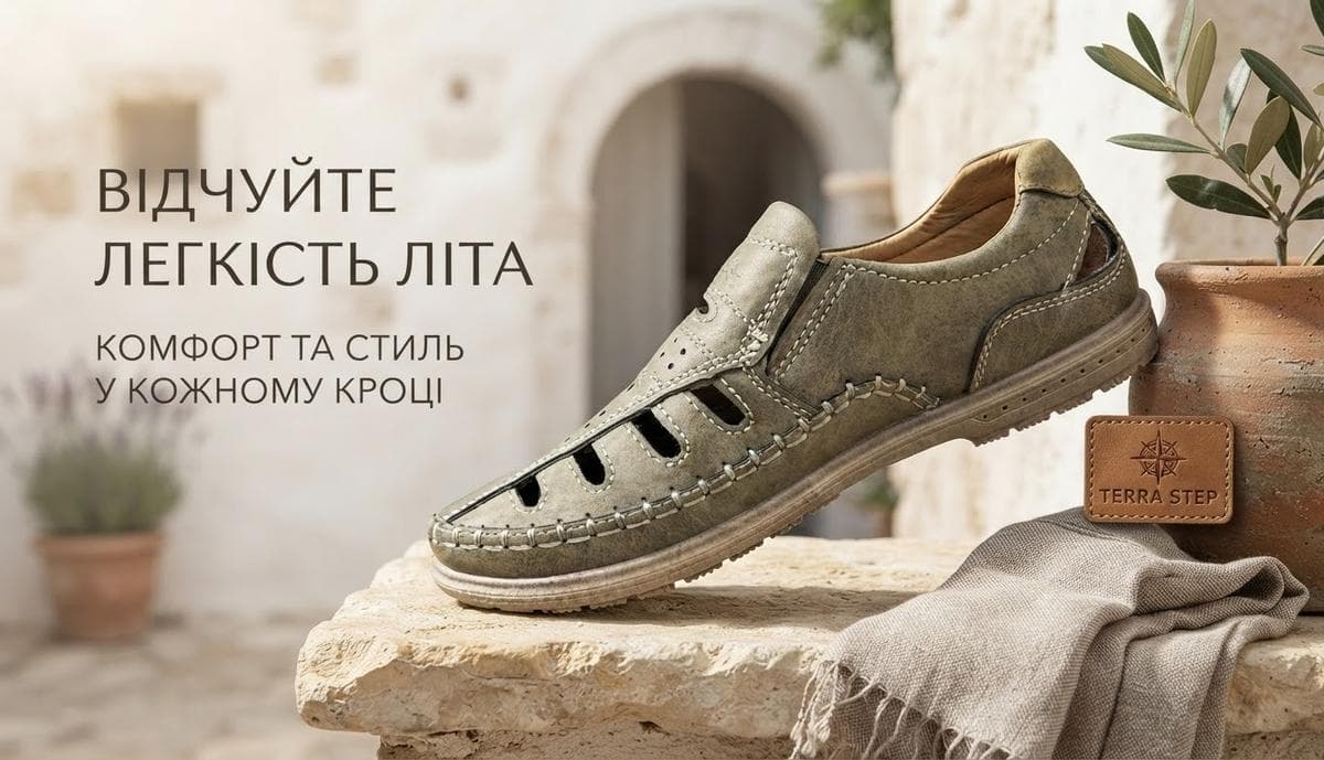 Men's Summer Shoes 5459-6 Dark Beige Size 42 4