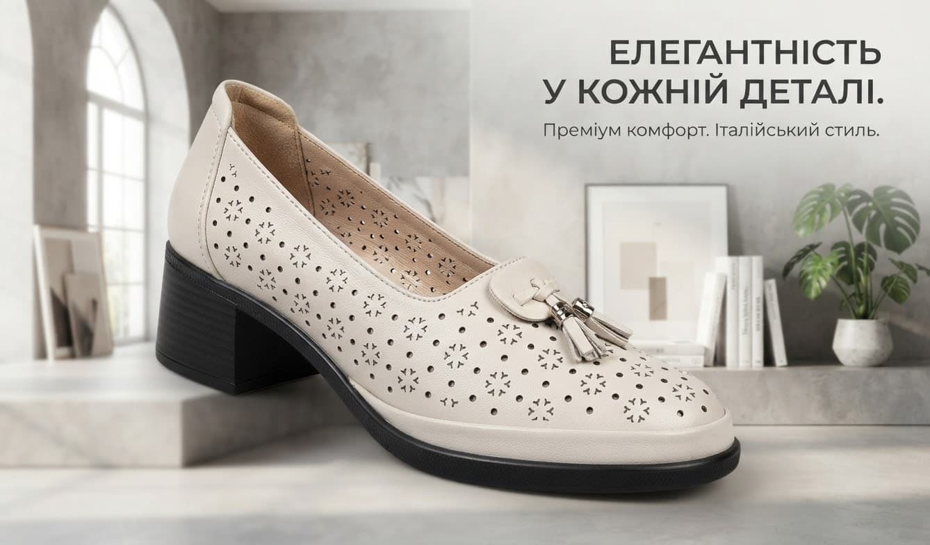 Туфлі жіночі 05-6 біжевого кольору 39р 2