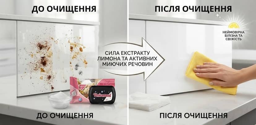 Вологі сарветки для прибирання 48 шт 3
