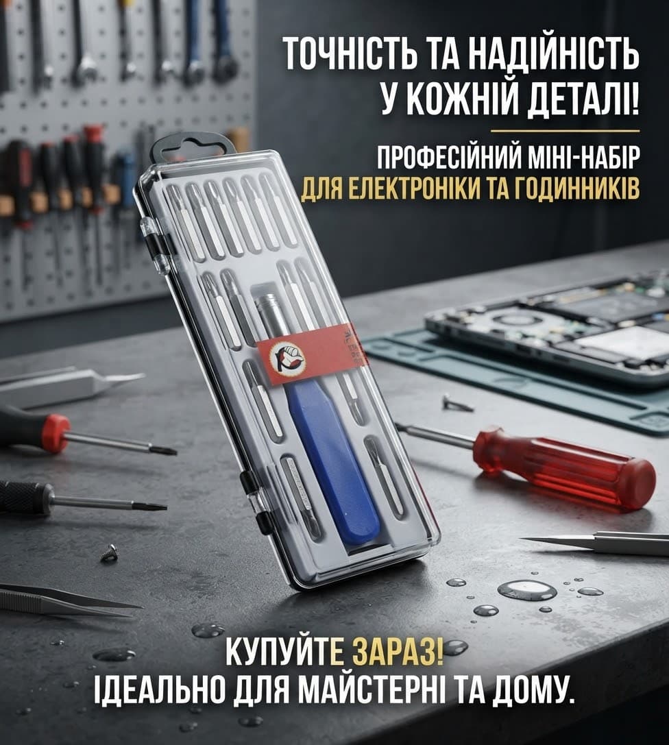 Викрутка 15 насадок моб 3
