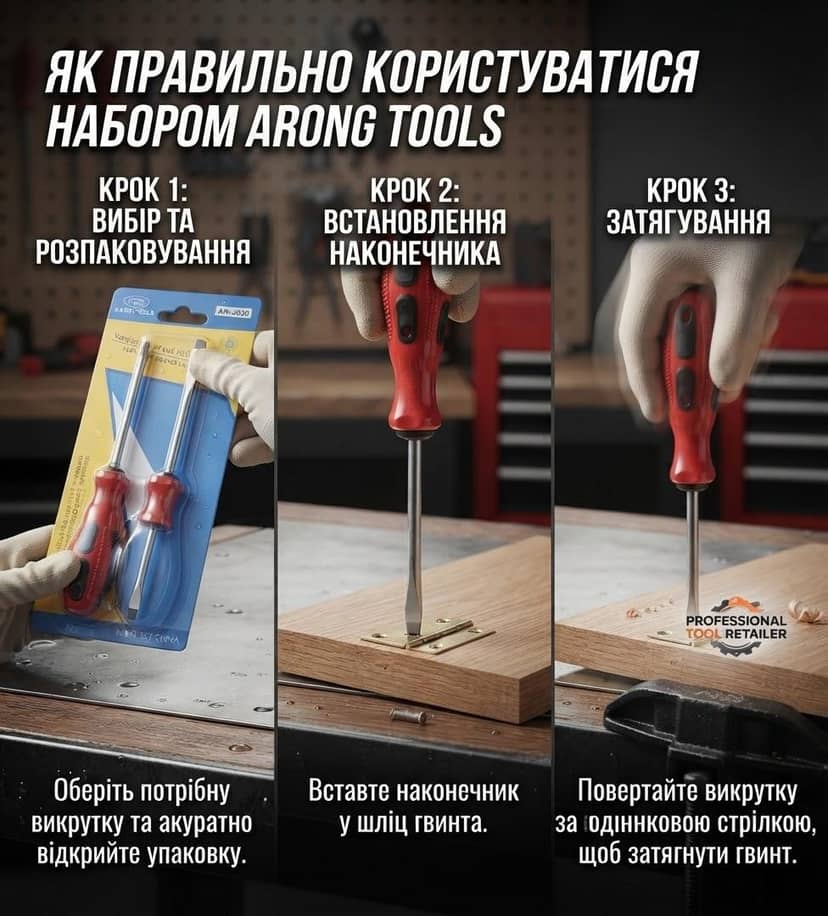 Викрутка 2шт 19см блист 2