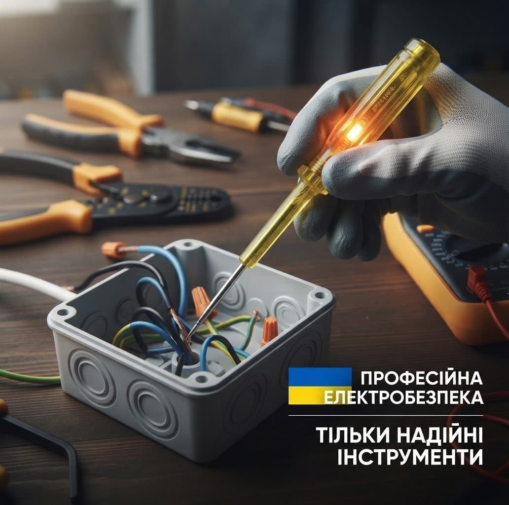 Викрутка індикатор 220 жовтого кольору 3