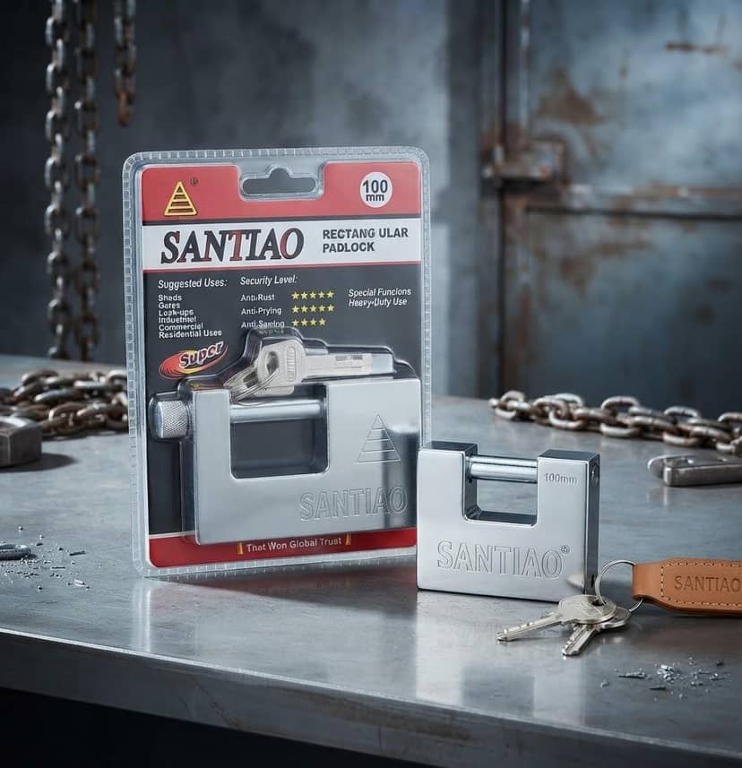Замок навісний SANTIAO 100мм--внутрішн 3