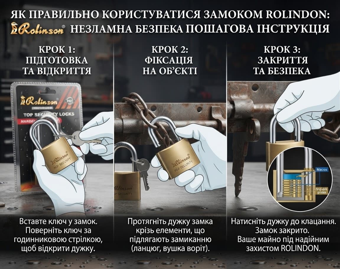 Замок РЛ 40мм навісний подовжений 2