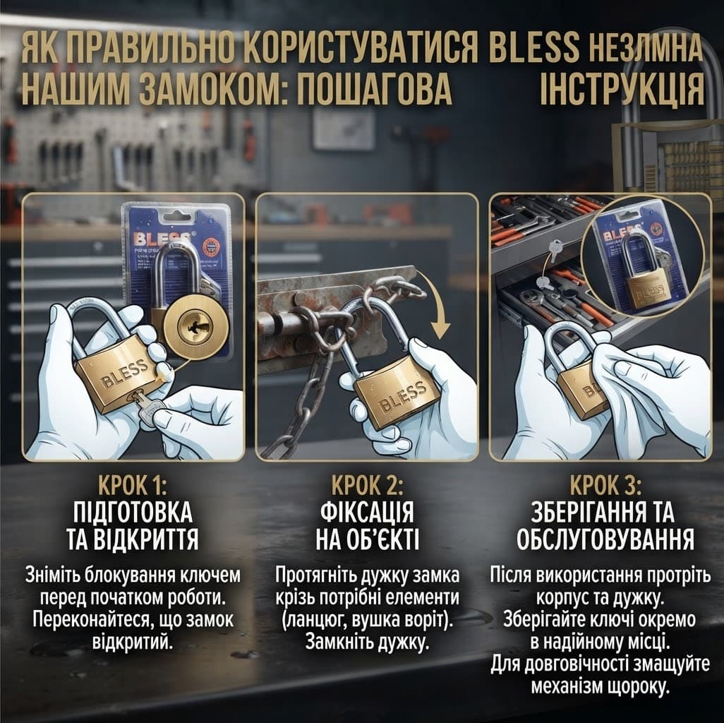 Замок РЛ50 навісний 4