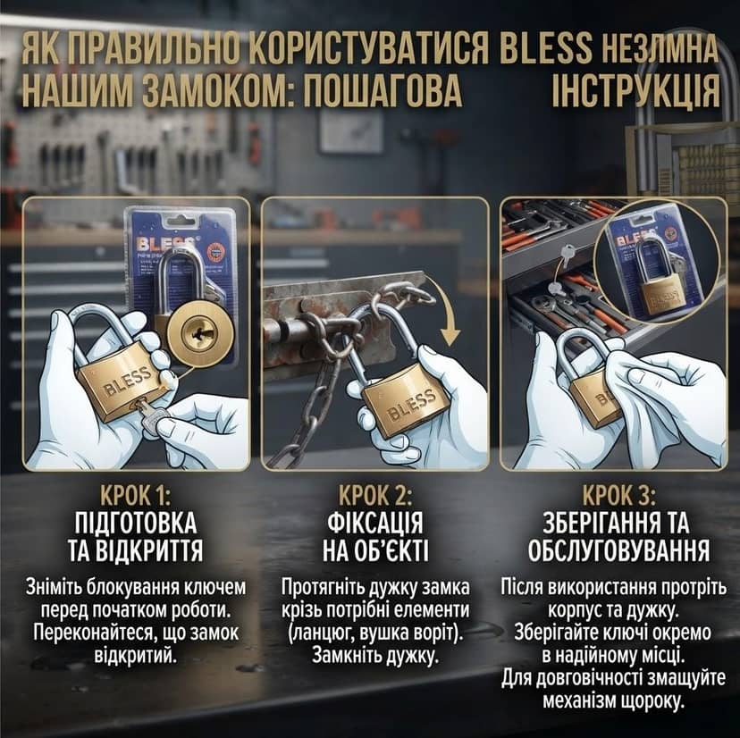 Замок РЛ50 навісний 4