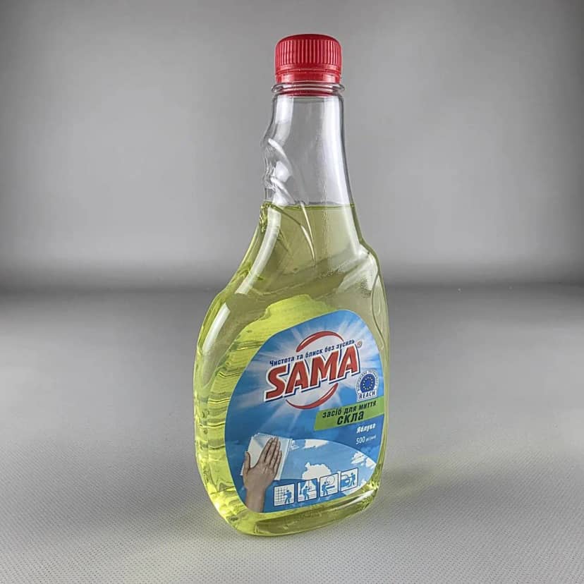 Glass Cleaning Spray Lemon SAMA Refill 500ml 3