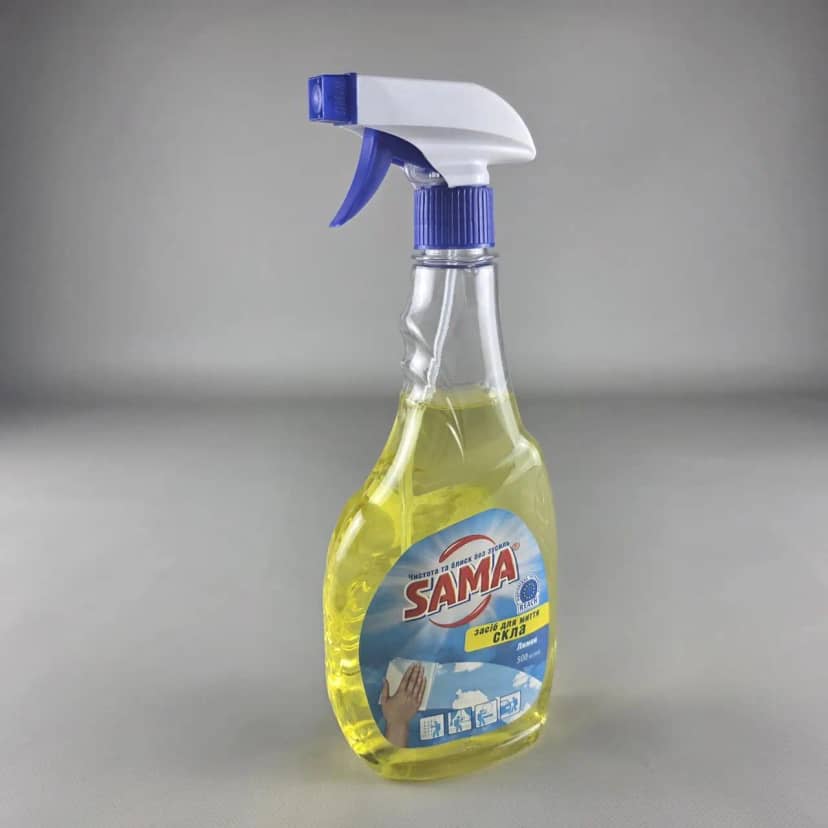 Glass Cleaning Spray Lemon with Trigger Dispenser TM 3