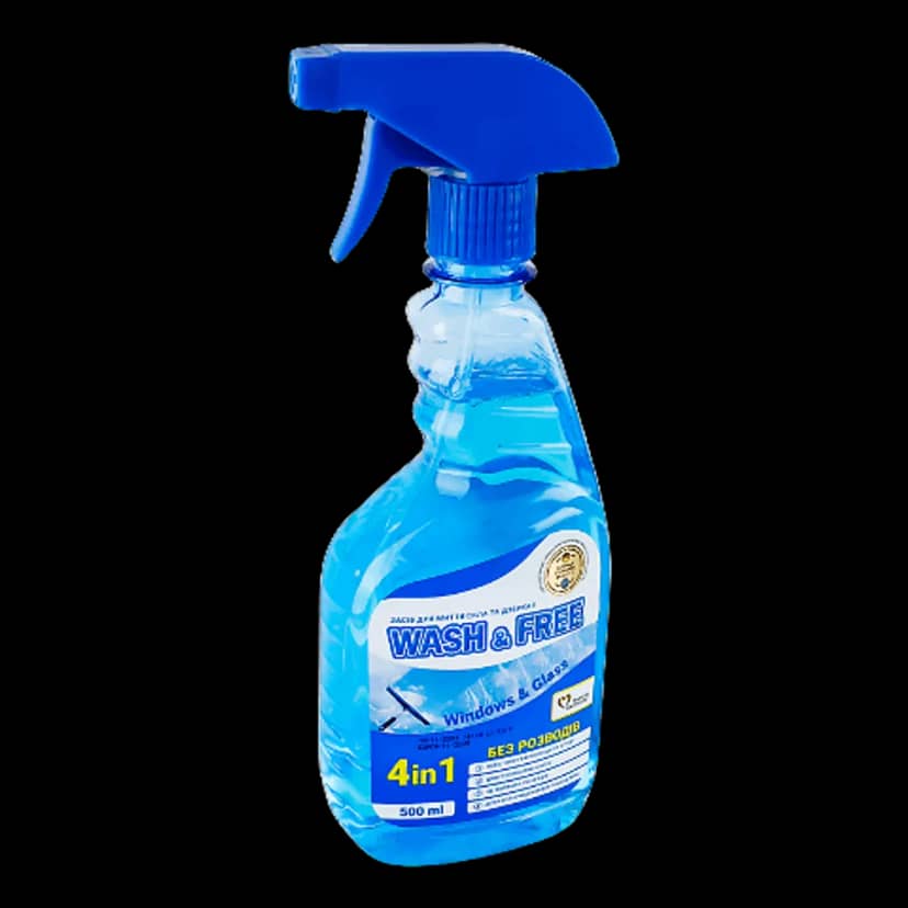 Glass Cleaning Solution Wash Free 500ml 2