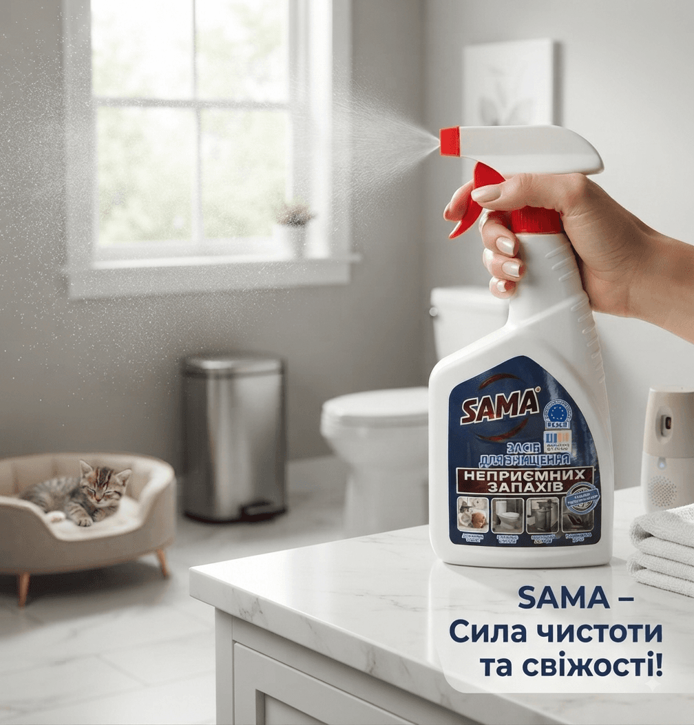 Засіб для знищення неприємних запахів ТМ «SANA” 500г 4